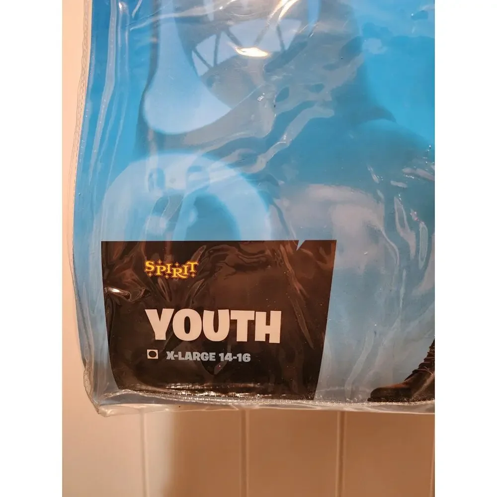 Spirit Halloween Fortnite Youth Grimey Costume Size XL Cosplay